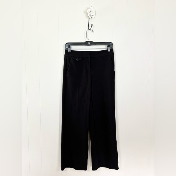 LOFT Pants - Loft black straight leg trouser pants size 0P
